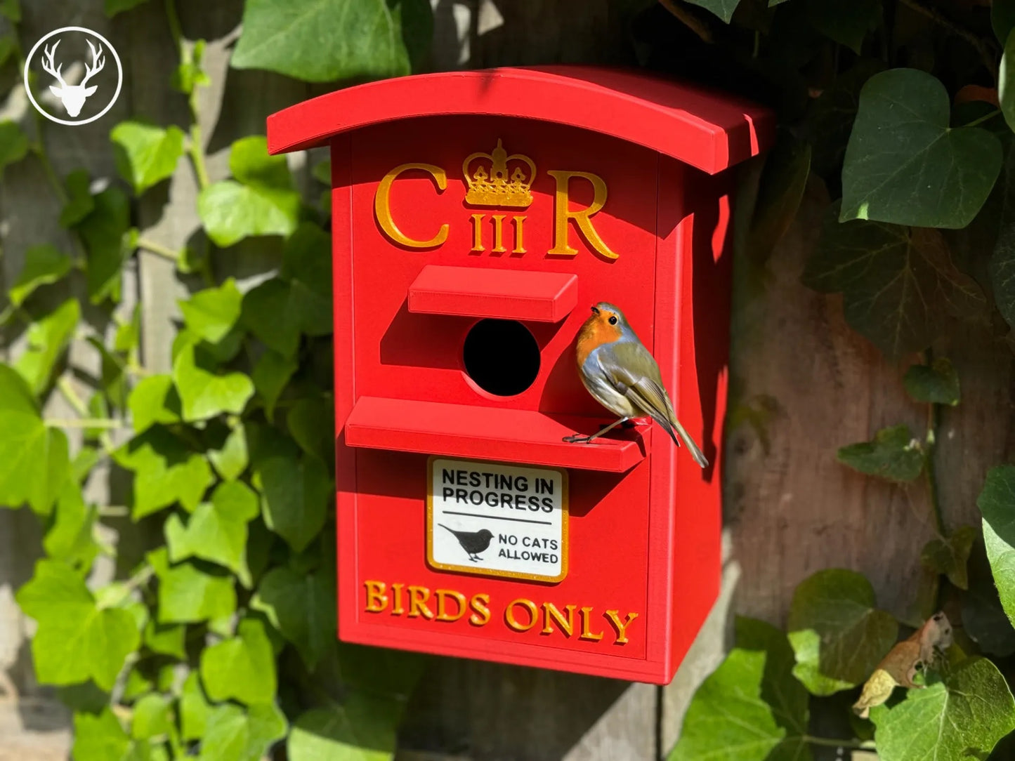 Royal Mail-Inspired Birdhouse – A Quirky Garden Feature for Bird Lovers