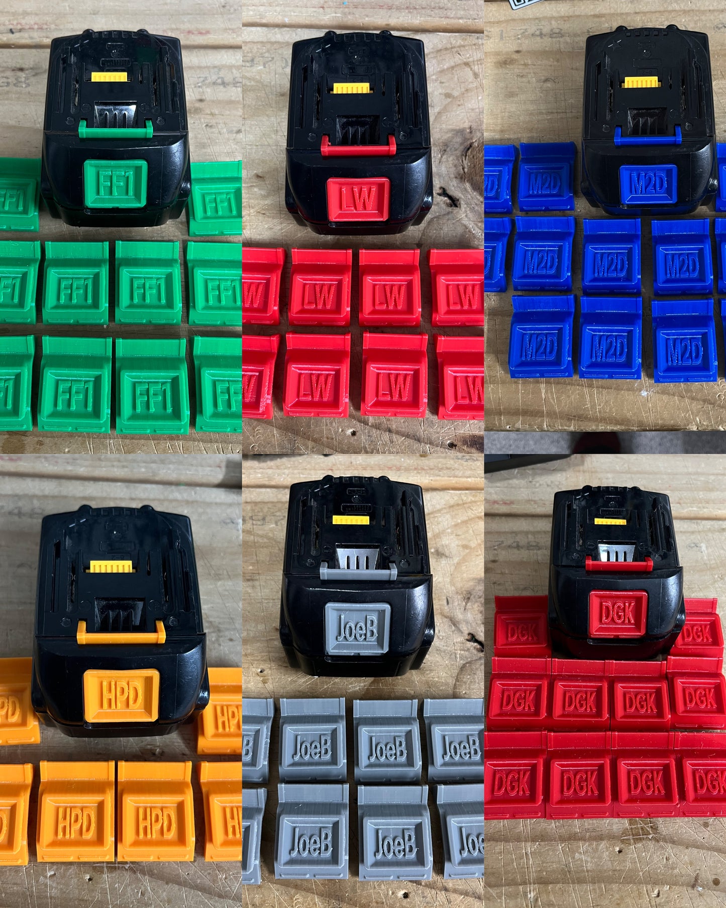 18V and 40v 4.0ah Battery Release Buttons Compatible with Makita – Custom Made in NZ -