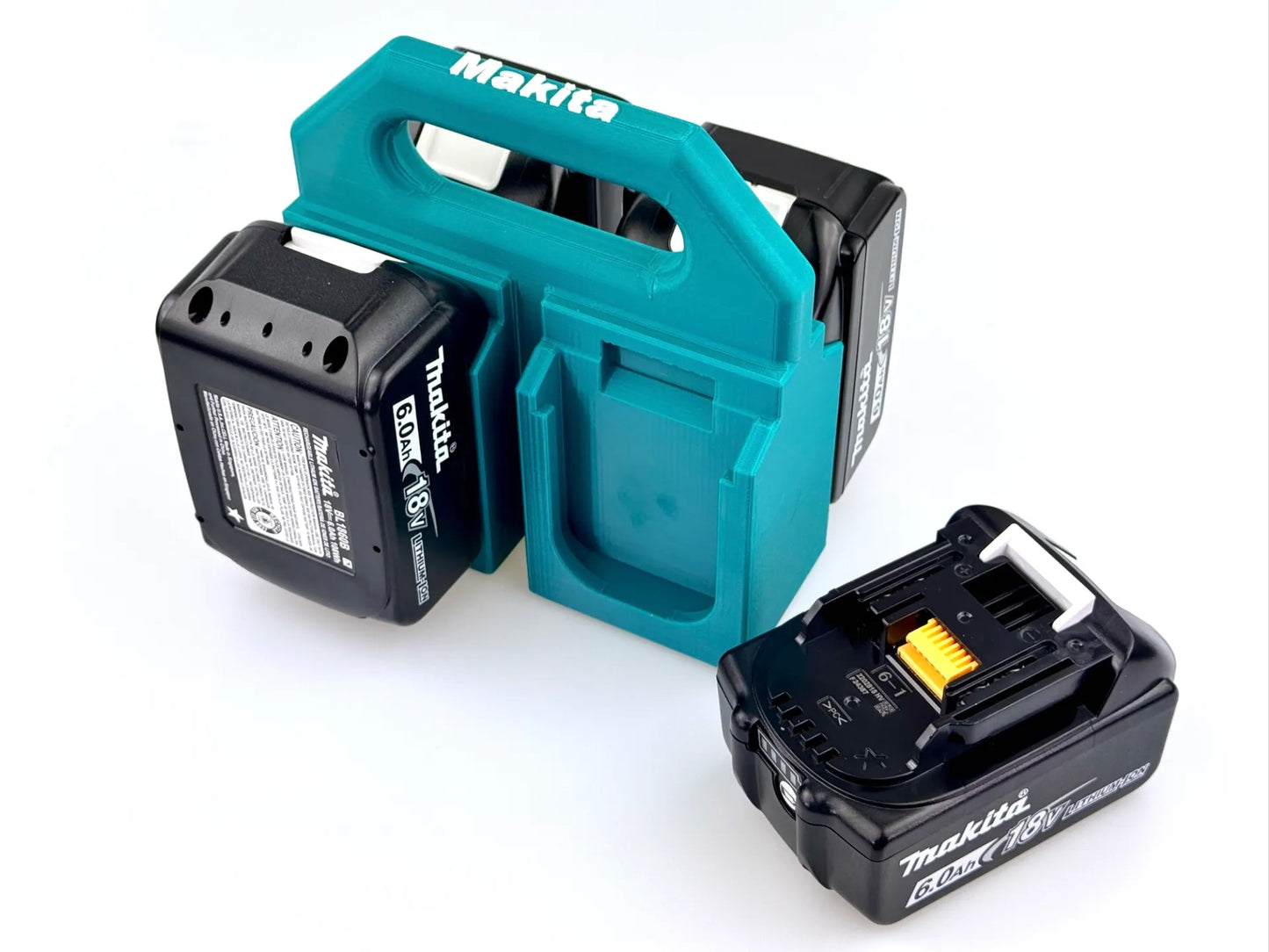 Makita 18v Battery Holder/caddy - Holds up to Six Batteries image 2