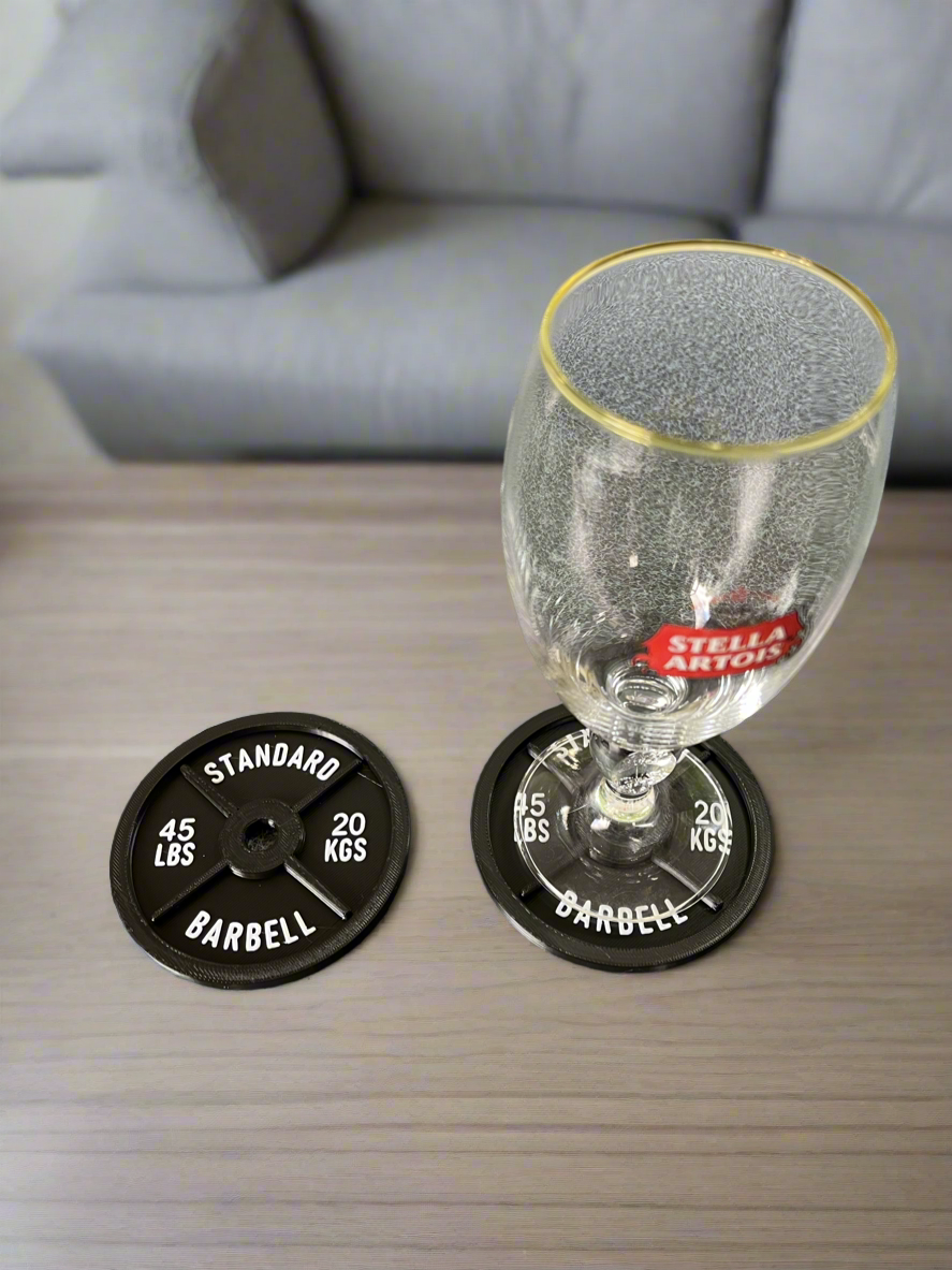 Barbell Placemat / Coaster (Set of 4)