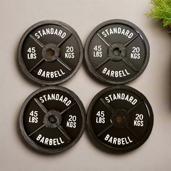 Barbell Placemat / Coaster (Set of 4)