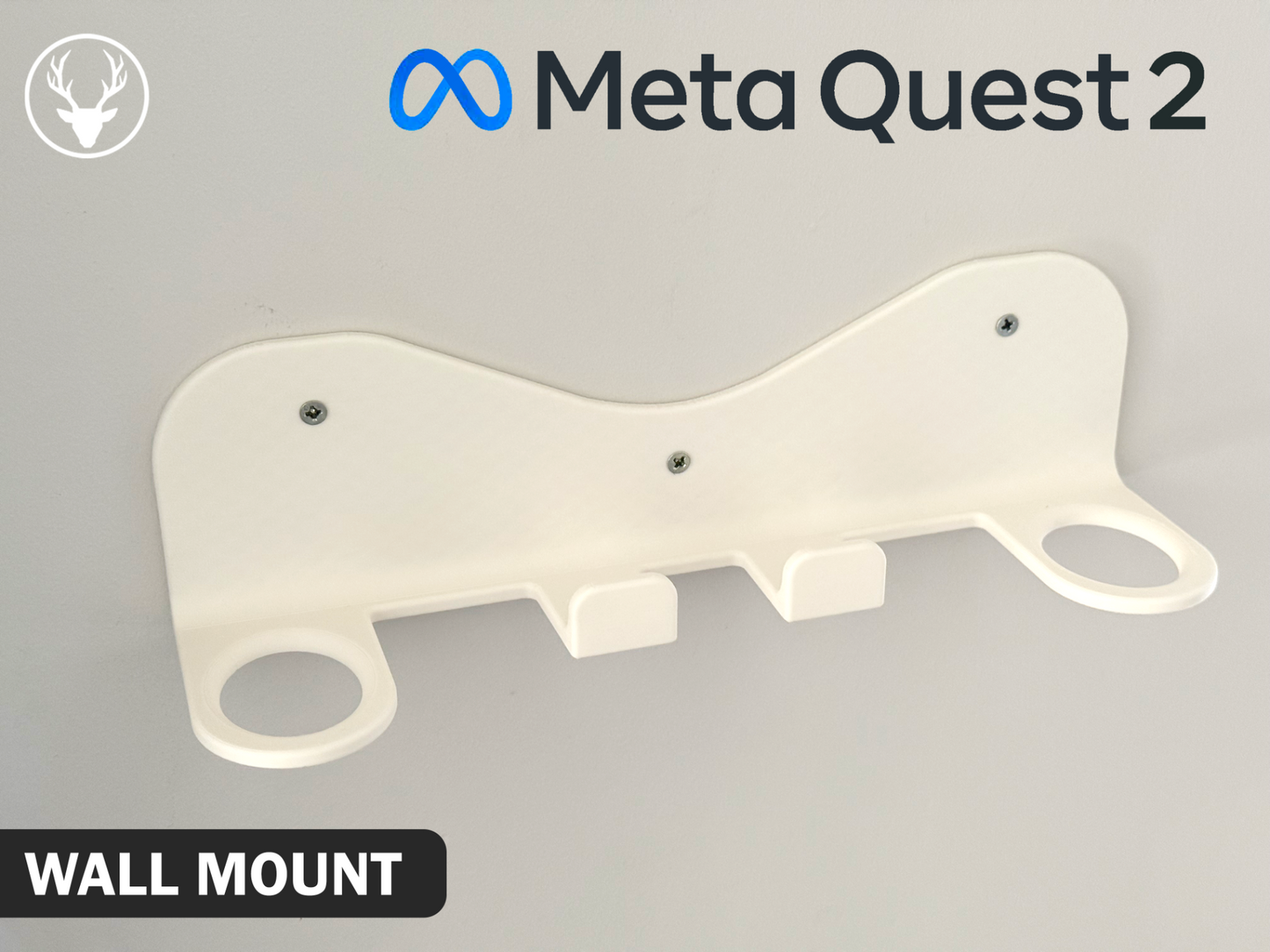 Wall Mount for Meta Quest 2 – VR Headset & Controller Holder
