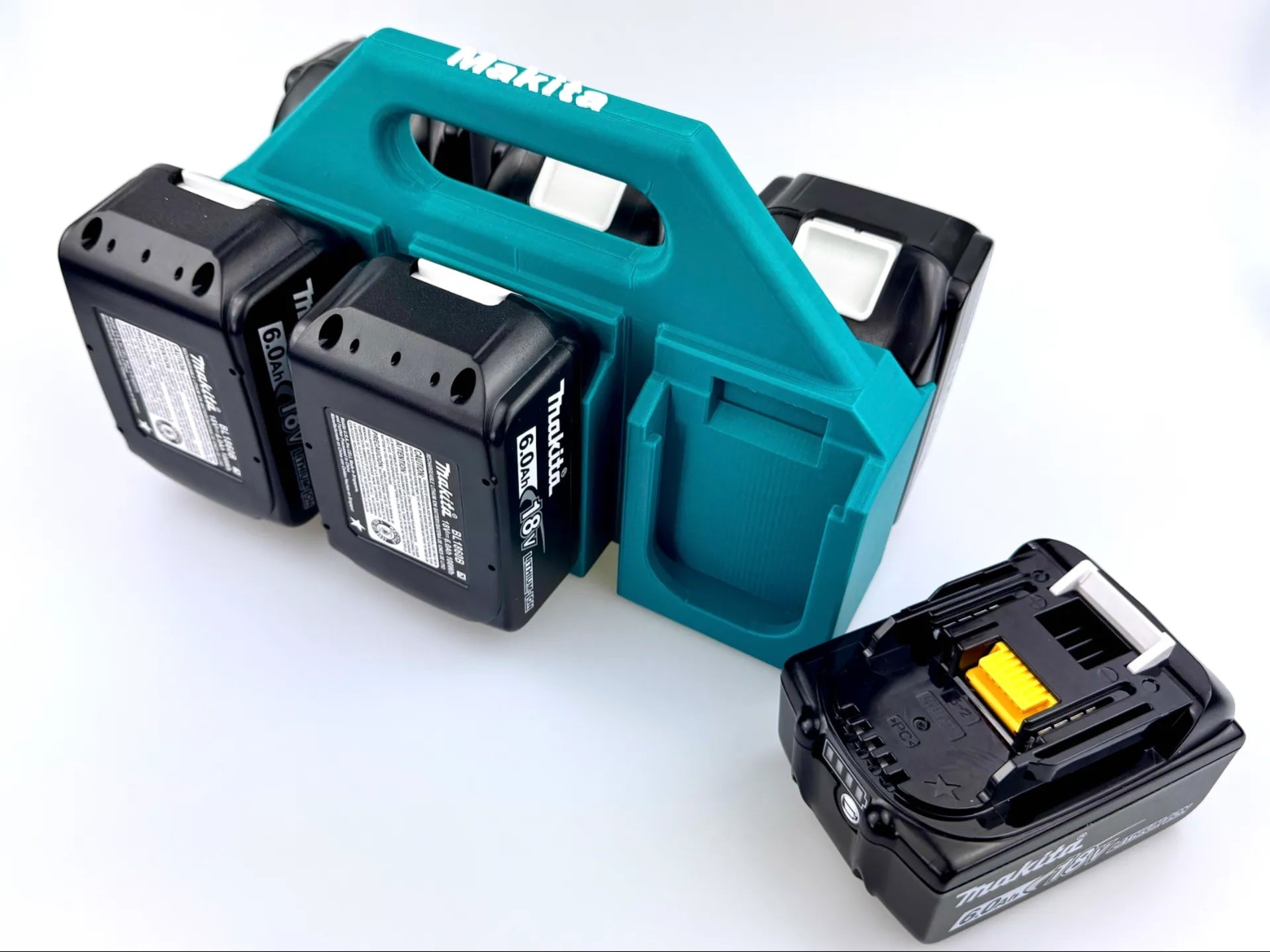 Makita 18v Battery Holder/caddy - Holds up to Six Batteries image 0