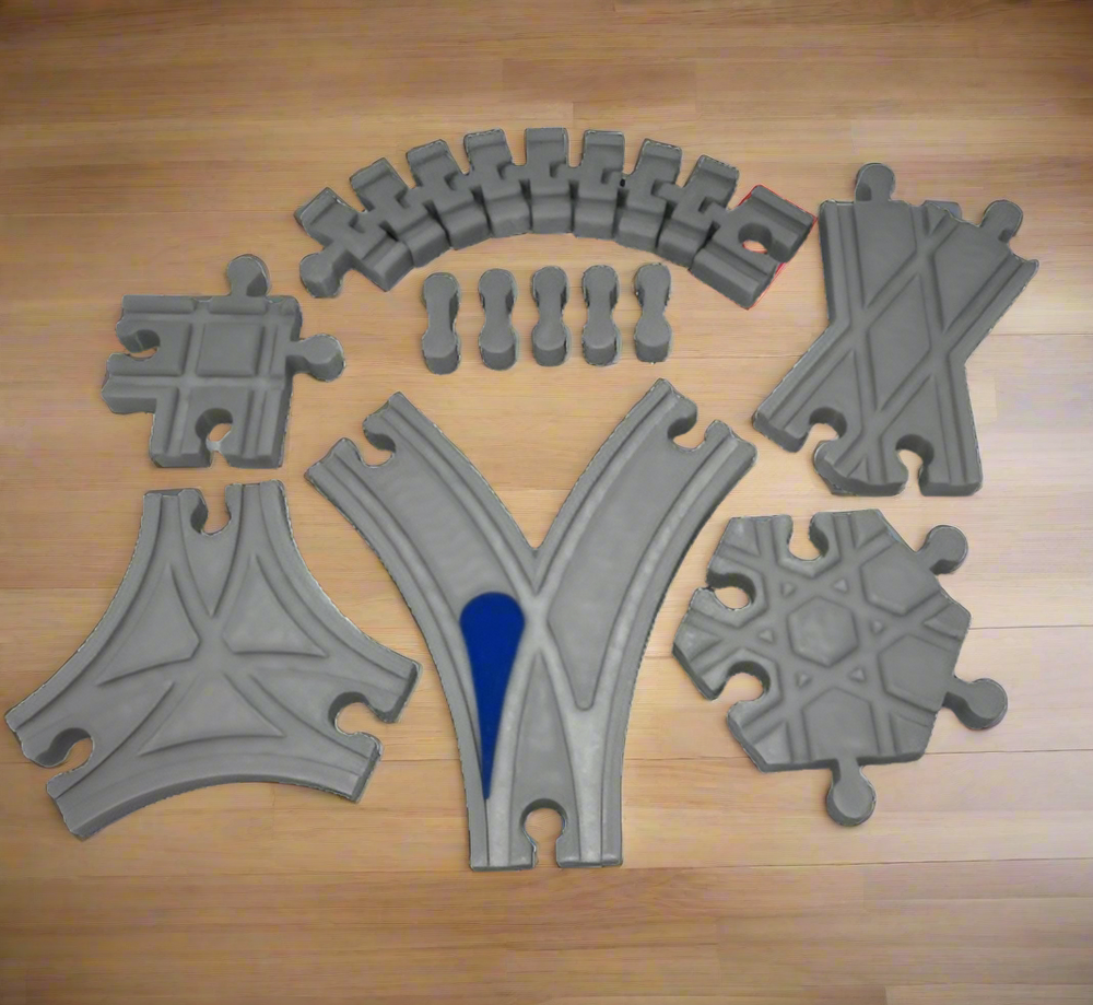 Special Track Set for Wooden Train Set (6 Pieces)