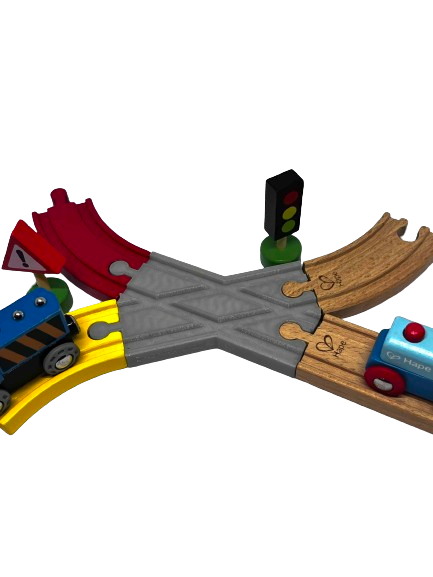 Special Track Set for Wooden Train Set (11 Pieces) image 3