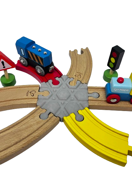 Special Track Set for Wooden Train Set (11 Pieces) image 2