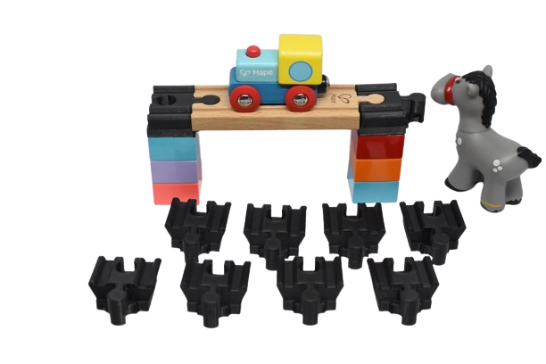Duplo to Wooden Train Track Adapters – Connect Duplo and Wooden Train Sets image 3