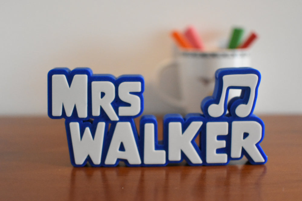 Music Teacher Name Plate