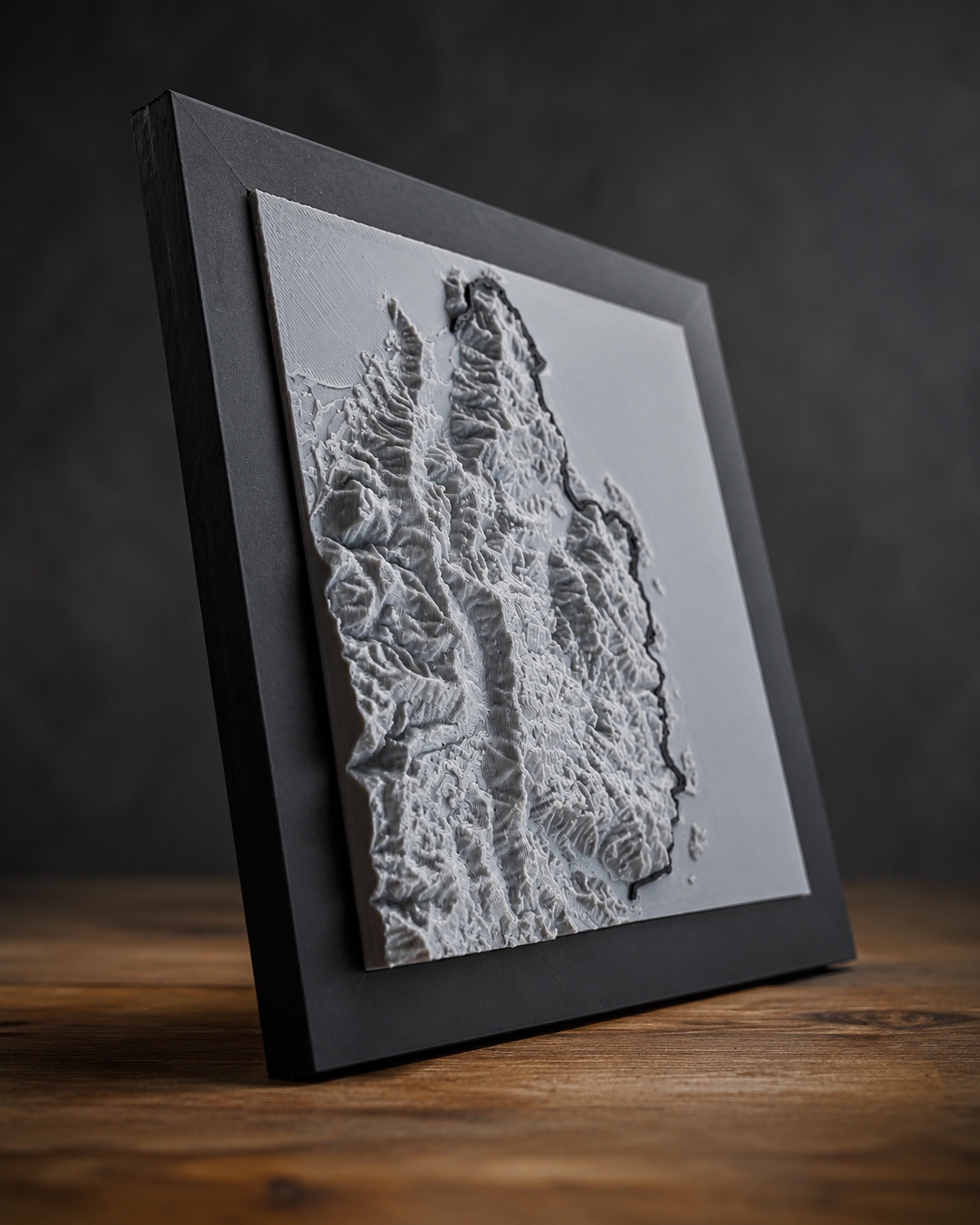 Abel Tasman terrain piece side angle showing depth