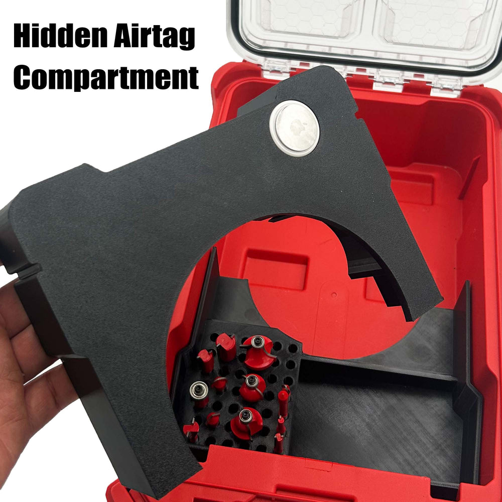 M18 Router Organiser for Milwaukee Compact Packout