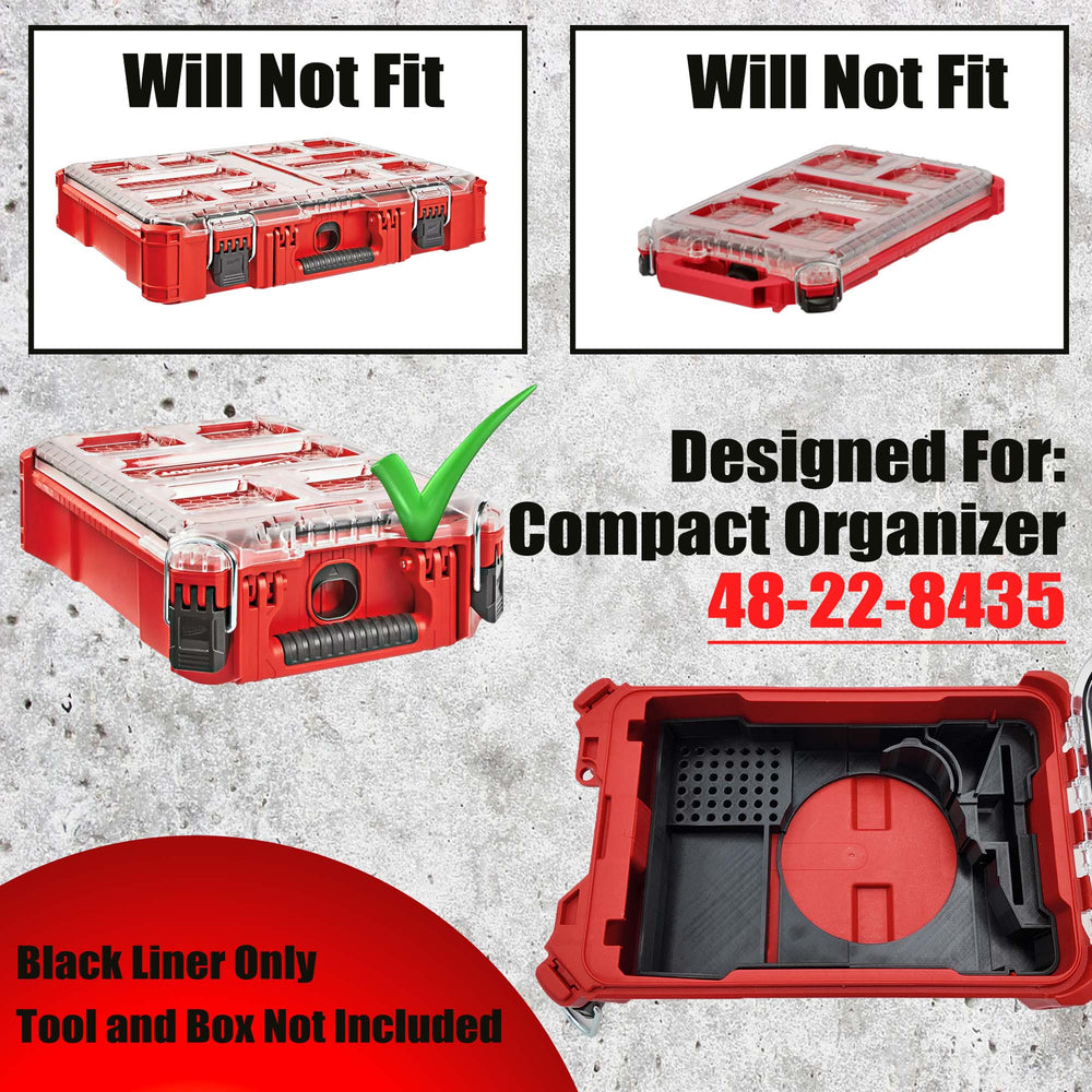 M18 Router Organiser for Milwaukee Compact Packout
