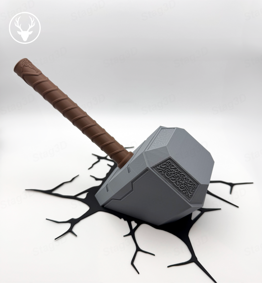 Fantasy Hammer Wall Art – Nordic Style Decorative Prop