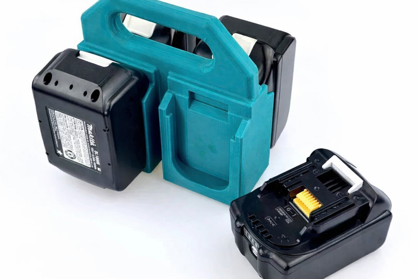 18v Battery Holder/caddy Compatible with Makita 18V Batteries! - Holds up to Six Batteries