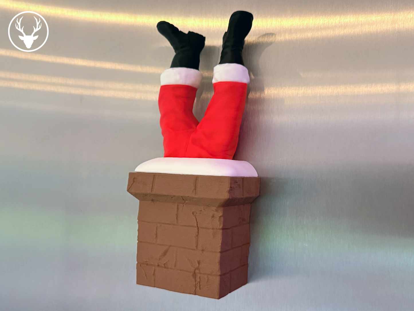 Christmas Santa Fridge Magnet – Festive Home Décor & Gift