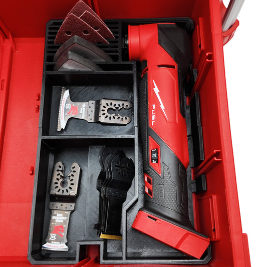 Drawer Liner for Milwaukee M18 Multi Tool and Packout 3 Drawer Tool Box