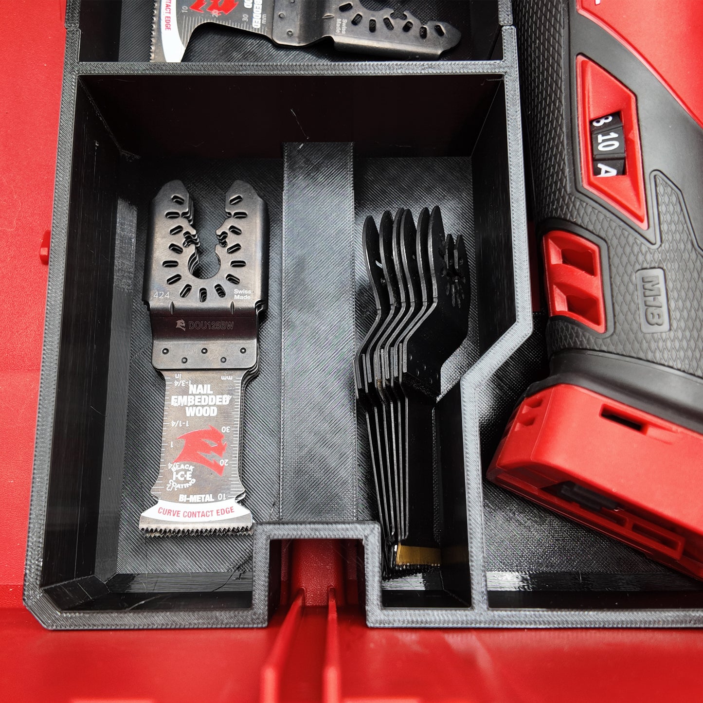 Drawer Liner for Milwaukee M18 Multi Tool and Packout 3 Drawer Tool Box