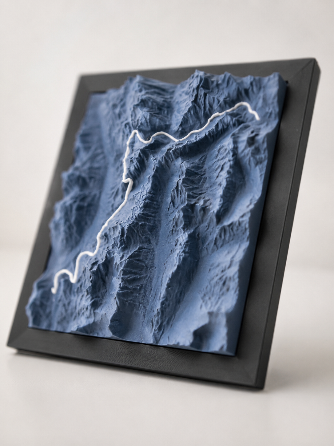 Routeburn terrain piece side angle showing depth