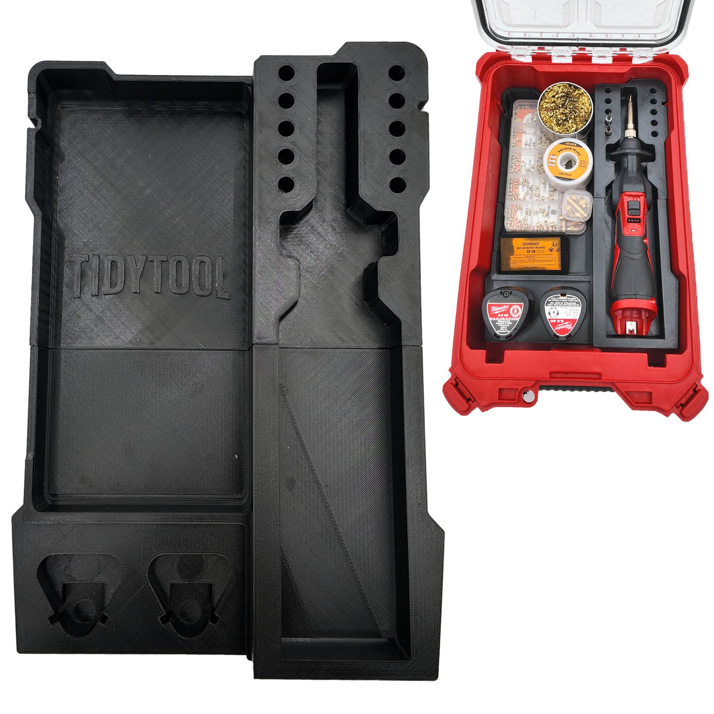 M12 Soldering Iron Organiser for Milwaukee Compact Packout