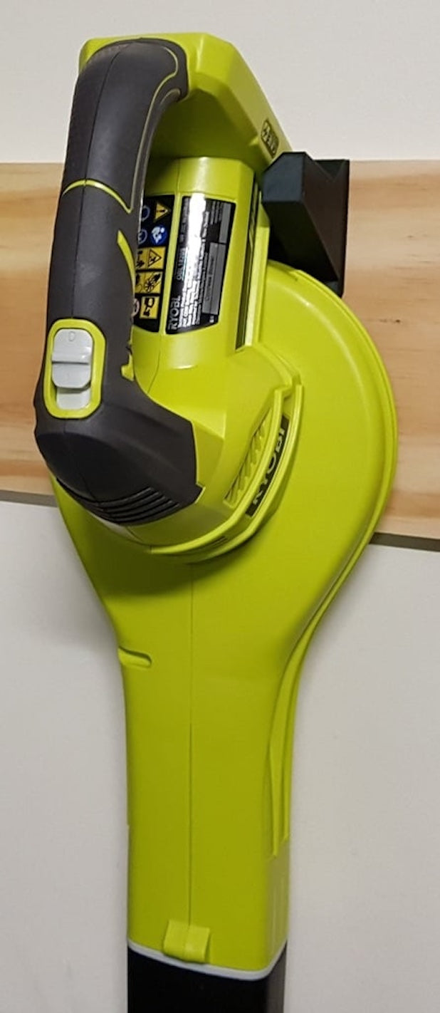 Cordless Blower Wall Mount - Compatible with Ryobi One+ 18v Cordless Blower