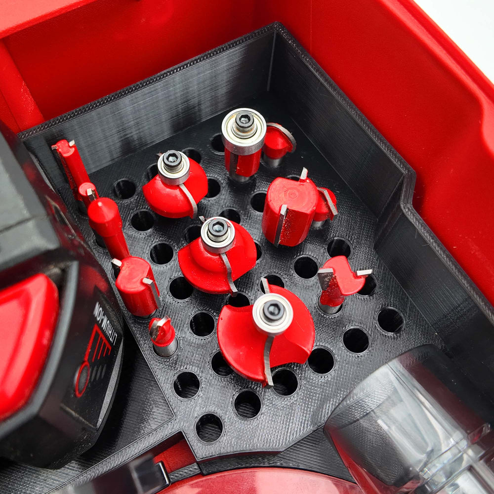 M18 Router Organiser for Milwaukee Compact Packout