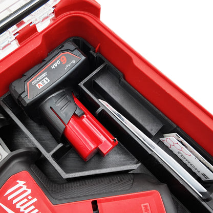 Packout Insert for M12 Fuel Hackzall Reciprocating Saw and Milwaukee Compact Organiser