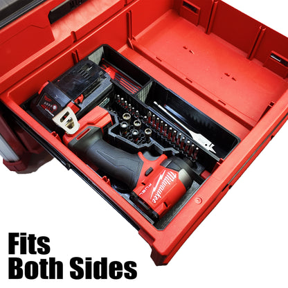 Drawer Liner for Milwaukee M18 FUEL 1/4" Hex Impact Driver and Packout 3 Drawer Tool Box