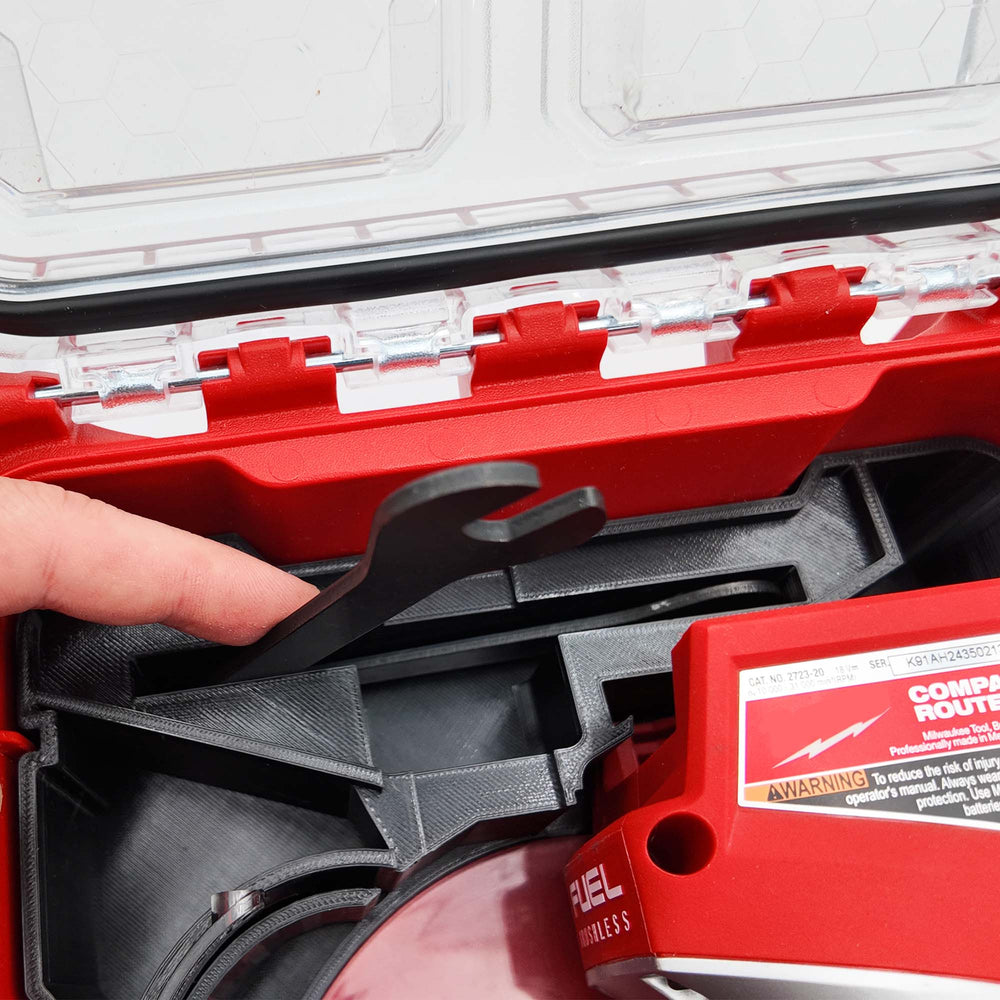 M18 Router Organiser for Milwaukee Compact Packout