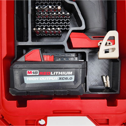 M18 Fuel 1/4" Hex Impact Driver Organiser for Milwaukee Compact Packout