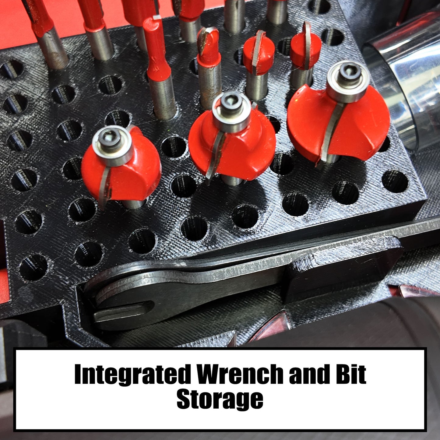 M18 Router Organiser for Milwaukee Packout 2 & 3 Drawer Tool Boxes