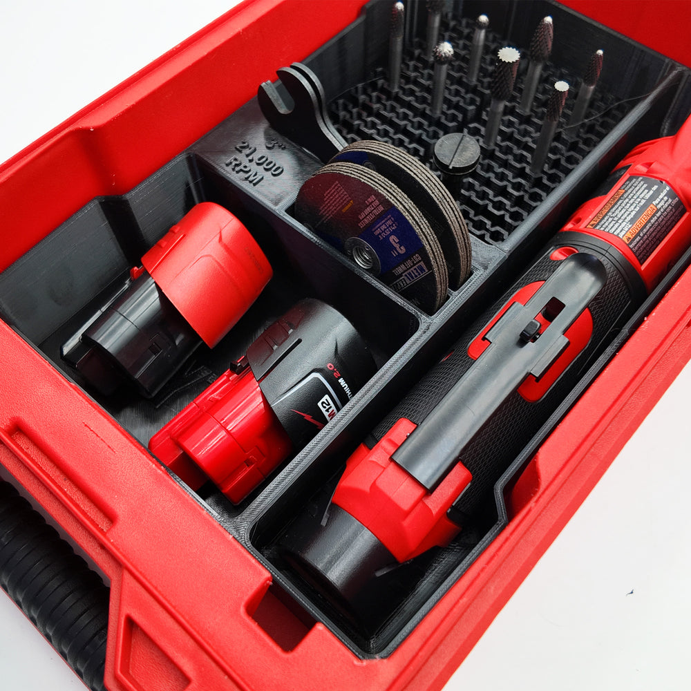 M12 Die Grinder for Milwaukee Compact Packout