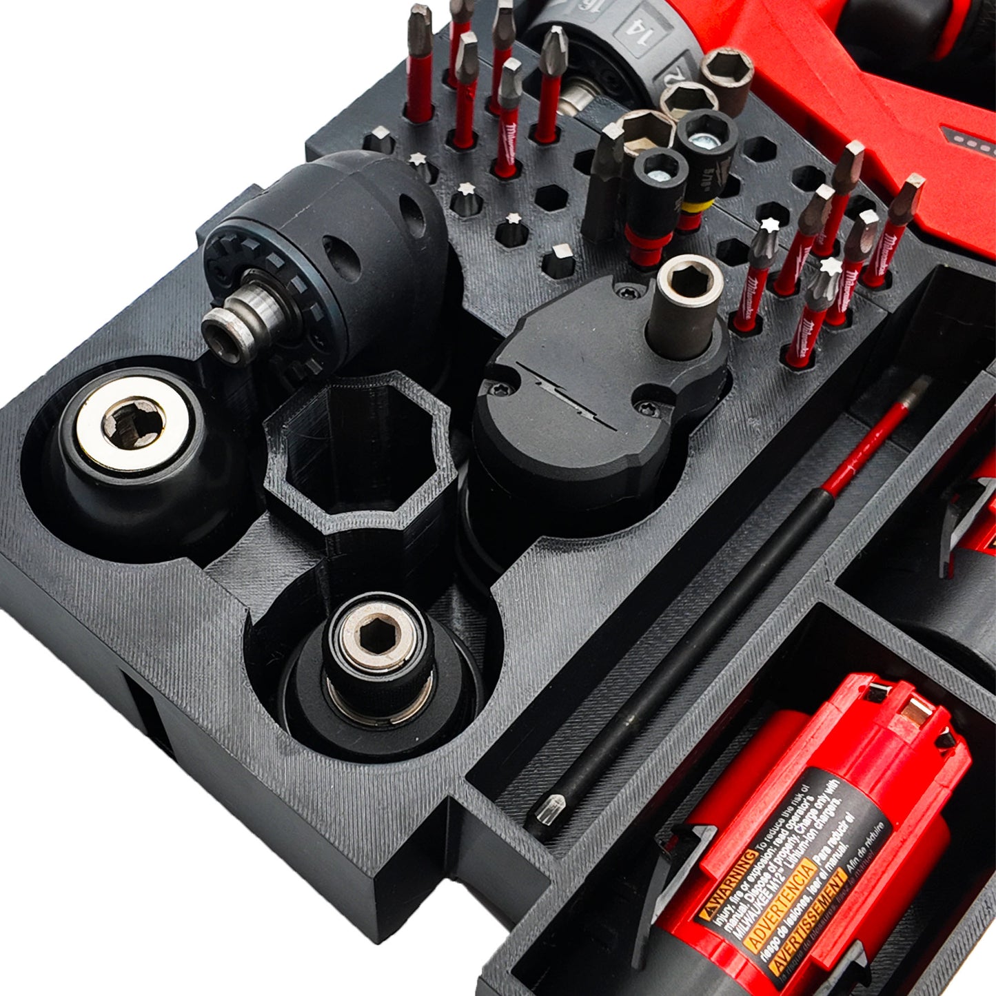 Drawer Liner for Milwaukee M12 FUEL Installation Drill and Packout 3 Drawer Tool Box