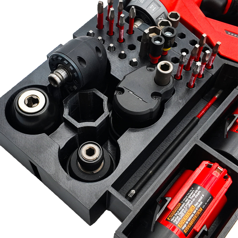Drawer Liner for Milwaukee M12 FUEL Installation Drill and Packout 3 Drawer Tool Box