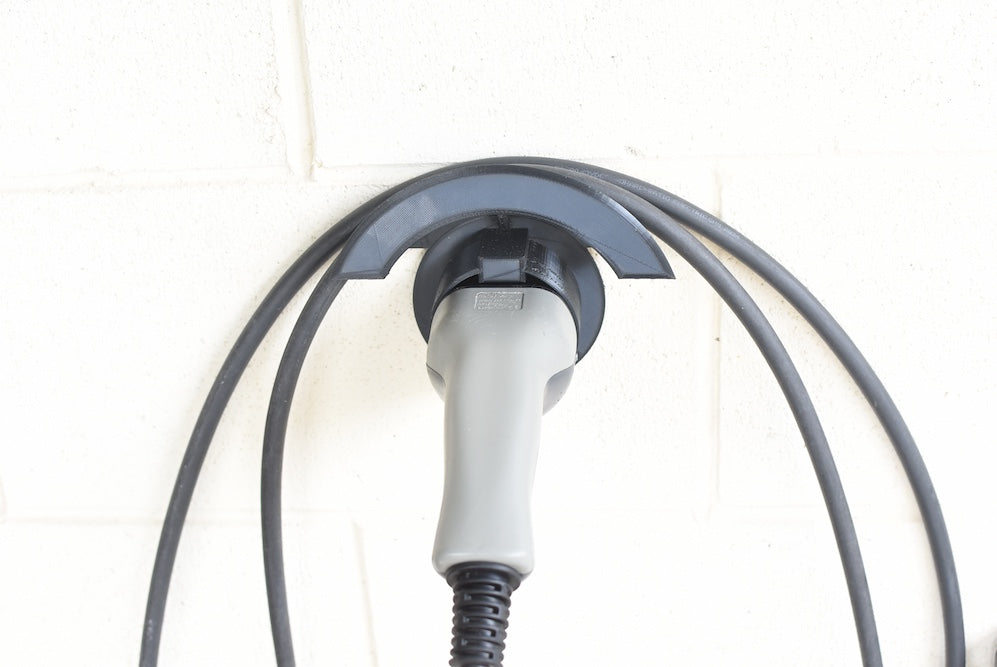 COMBO - Type 2 EV/PHEV Charger Wall Mount with Cable Holder and Charger Cradle image 5