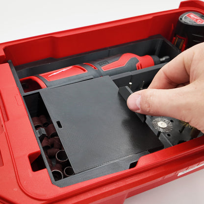 M12 Rotary Tool Organiser for Milwaukee Compact Packout