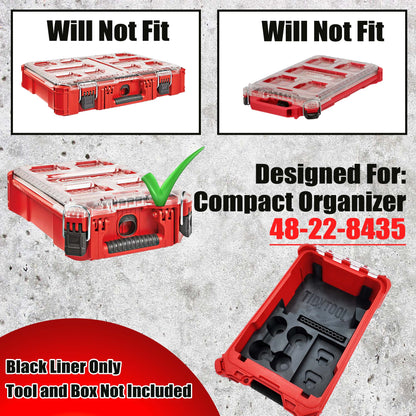 Packout Insert for M12 FUEL Installation Drill and Milwaukee Compact Organiser