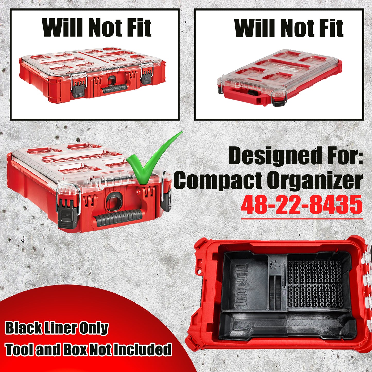 M12 Die Grinder for Milwaukee Compact Packout