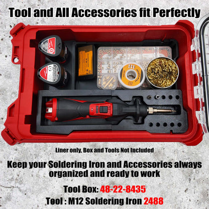 M12 Soldering Iron Organiser for Milwaukee Compact Packout