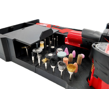 M12 Rotary Tool Organiser for Milwaukee Compact Packout